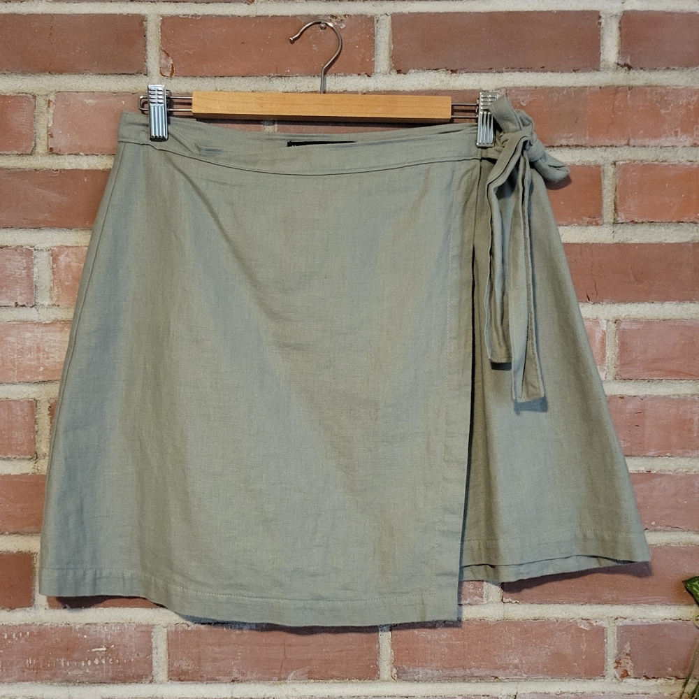 Abercrombie & Fitch Wrap A-Line Skirt